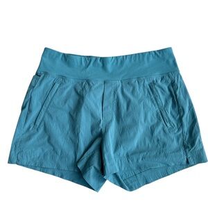 ATHLETA Women's Trekkie North Shorts Blue Teal size 12